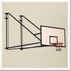 Indoor Wall Folding Basketball Goals