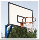 Fixed In Ground Freestanding Basketball Posts.