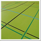 Outdoor & Indoor Basketball Court Line Marking Painting.