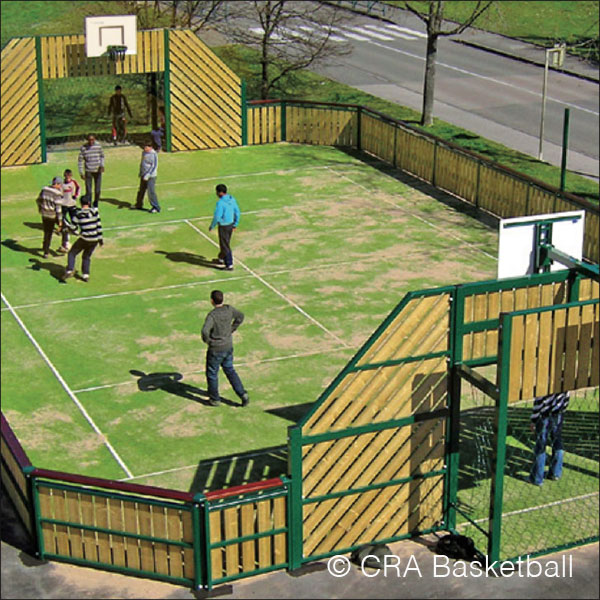 TIMBER MULTI USE GAMES AREA RECREATIONAL SURROUND