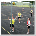 Steel In Ground Fixed Netball Goals